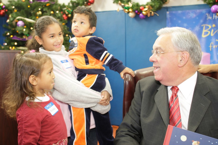 Mayor Menino visits KCC